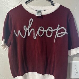 QUEEN OF SPARKLES Texas A&M 'Whoop' Tee
